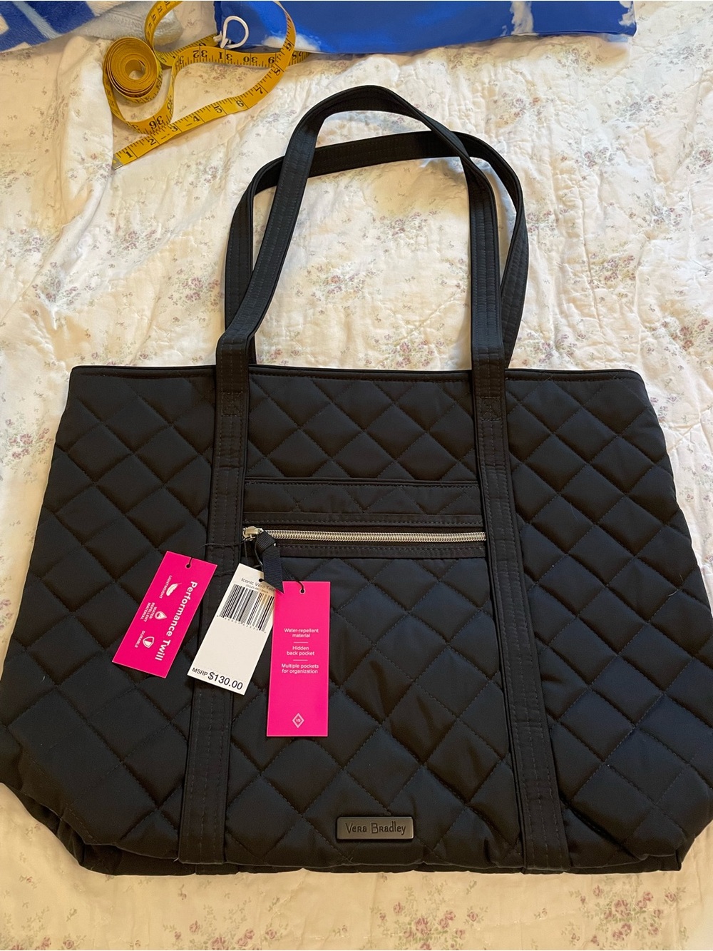 Vera Bradley Performance Twill Vera Tote NWT! Retail $130